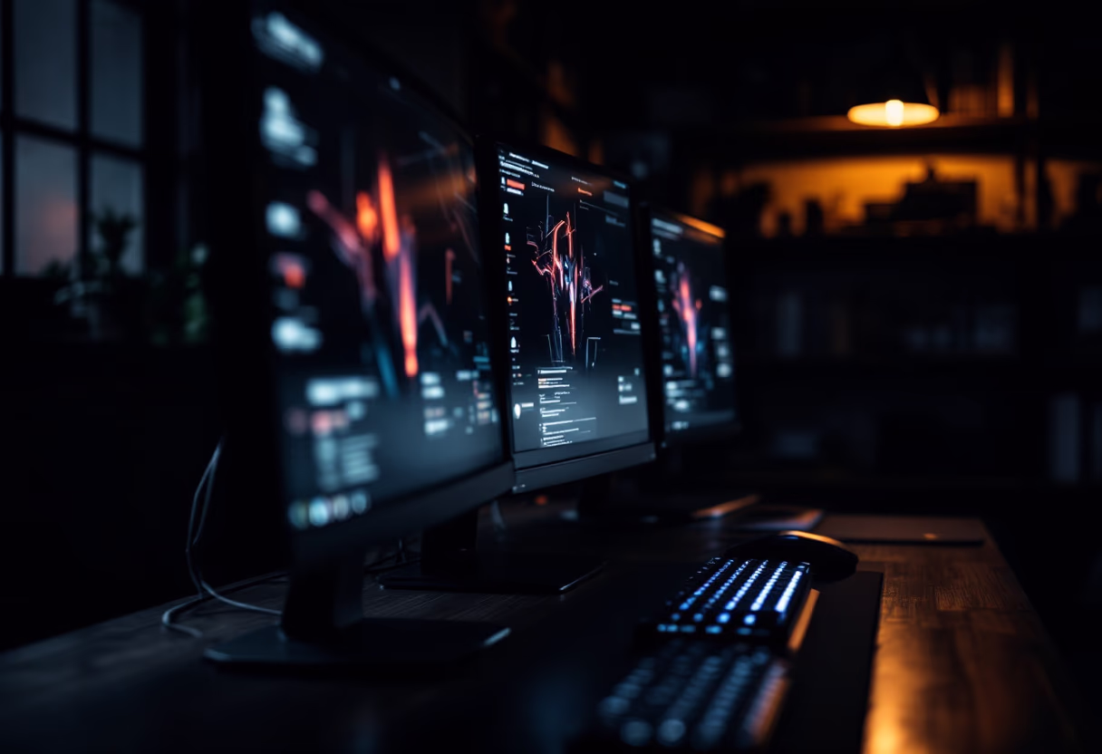 image of office space (for a game development company)